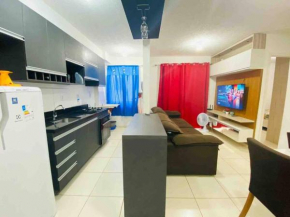 Apartamento mobiliado em condomínio fechado